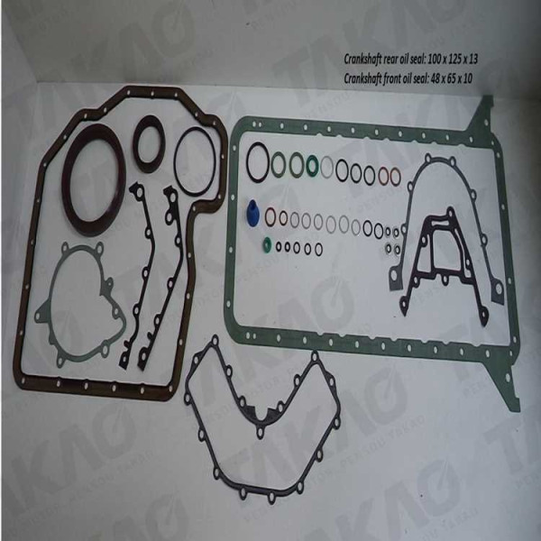 Junta Inferior c/ Retentores (JG) - BMW 3.0/4.0/4.4L M60/M62 530,540,740,745,X5 Gasolina