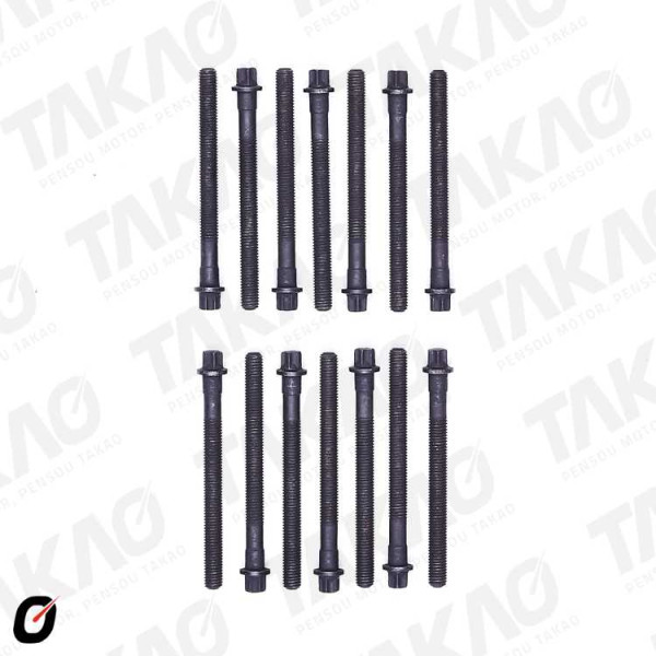 Parafuso de Cabeçote (JG) - BMW 2.5/2.8/3.0L 24V  M52/M54 325,328,330 528, 530, X3, X5