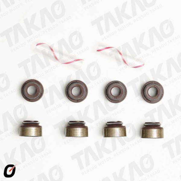 Retentor de Valvulas (cada) - Effa/Hafei/Mazda Suzuki 1.0/1.3 1.6/2.5L 8/16V  Gasolina