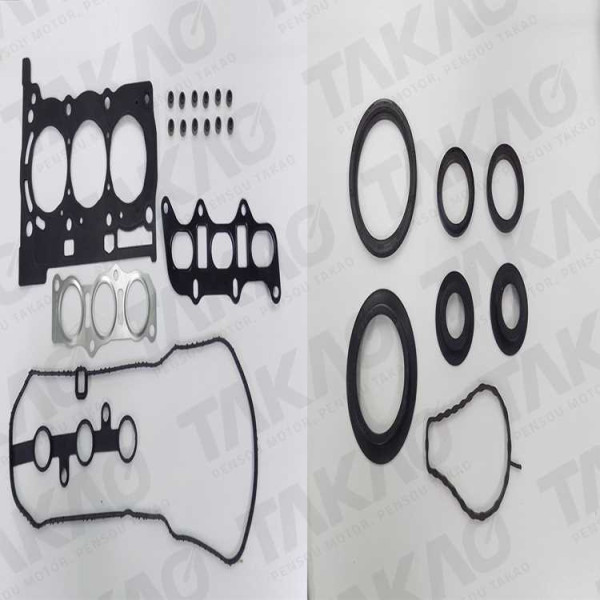 Junta Completa c/ Retentores (JG) - Chery 1.0L 12V SQR371F QQ 3 cilindros Flex