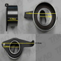 Tensor da Correia do Comando de Valvulas - Chery 1.0/1.1L 12/16V QQ após 11 Gasolina