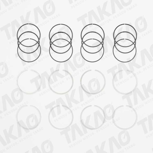 Anel (JG) - Citroen/Peugeot 1.0/1.4L 8V 106, 206, C3, AX GTI Flex/Gasolina