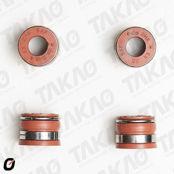 Retentor de Valvulas (cada) - Emp. Motor Hercules G1600 - 2.7L 8V Veicular GM/Isuzu 3.1L 12V V6