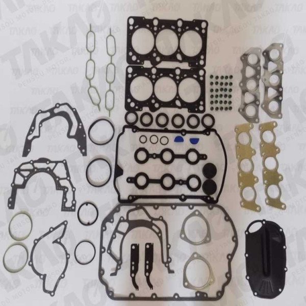 Junta Completa c/ Retentores (JG) - Audi 2.4L 30V V6 DOHC A4, A6 após 97 Gasolina