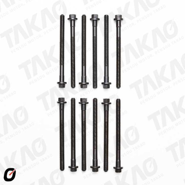 Parafuso de Cabeçote JG Honda/Volvo 2.0/2.2/2.4/2.5L  C30