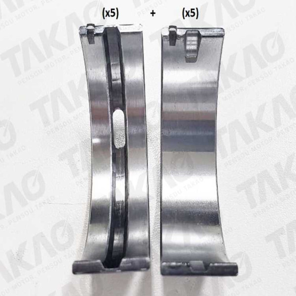 Bronzina de Mancal (JG)  Gol Saveiro Fox 1.6L 16V