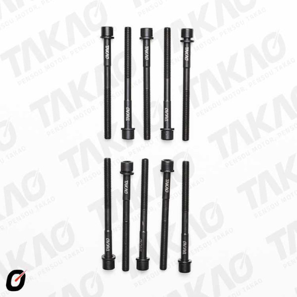 Parafuso de Cabeçote (JG) - Toyota 2.4/2.7L 2TZFE/3RZ Hilux, Previa, SWR
