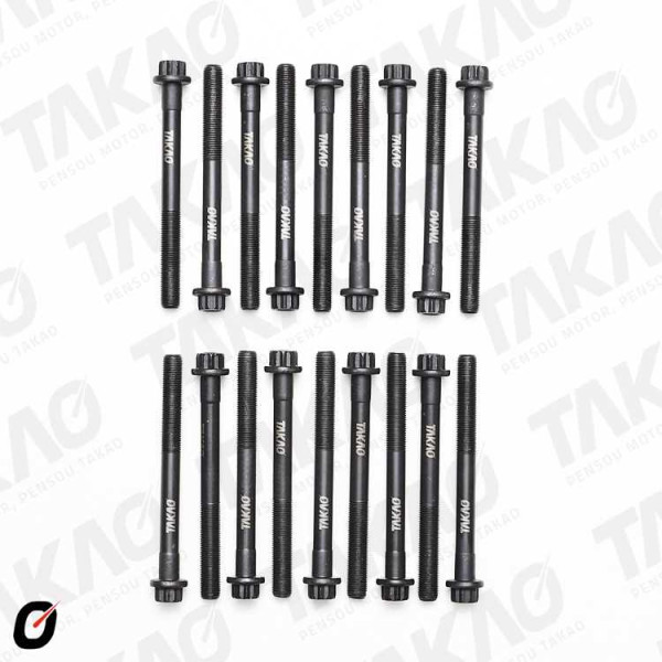 Parafuso de Cabeçote (JG) - Toyota 3.0L 8V 5L Hilux após 02 Diesel
