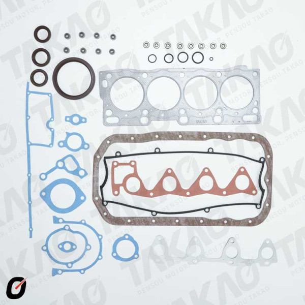 Junta Completa c/ Retentores (JG) - GM/Kia/Suzuki 2.0L 8V SOHC RF/T Grand Vitara,Tracker Sportage Diesel