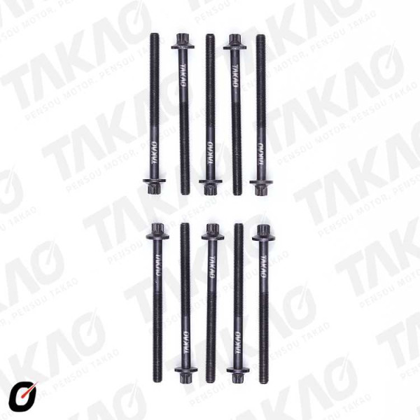 Parafuso de Cabeçote (JG) - Peug./Renault/Nissan 1.0L 8/16V 206 Clio, Logan, Kangoo Sandero,Twingo,March