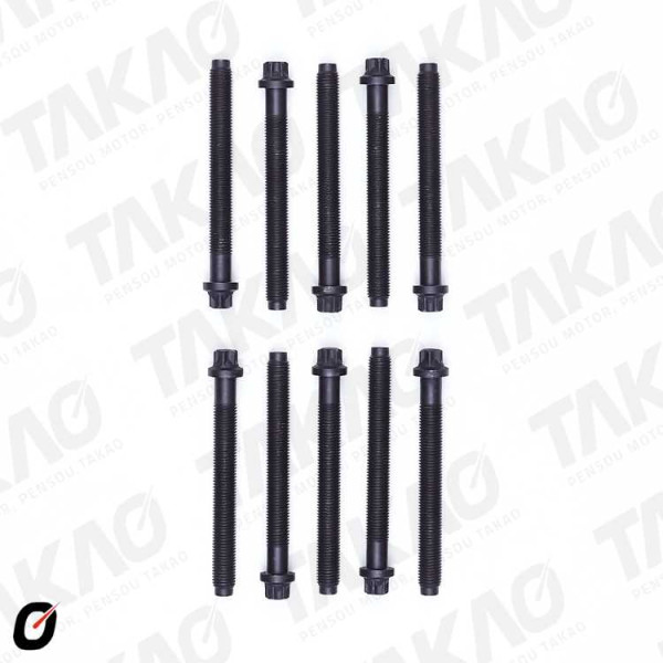 Parafuso de Cabeçote (JG) - Renault 2.0L 8V F3R Laguna,Linde,Megane Scenic, Trafic