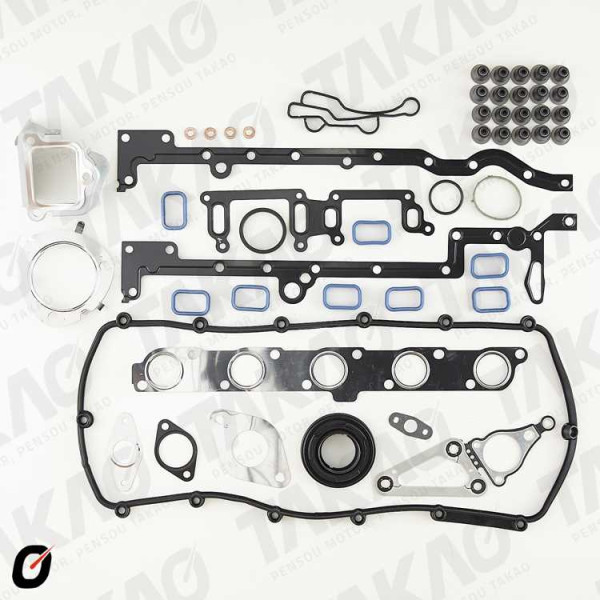 Junta Completa s/ Cabecote s/ Retentor Traseiro (JG) - Ford/Troller 3.2L 20V L5 SA2TD Ranger,Troller  Após 12