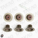 Retentor de Valvulas (cada) - Renault/Nissan 1.6/2.0L 8/16V Clio Duster,Logan,Laguna Scenic, Sandero,Livina