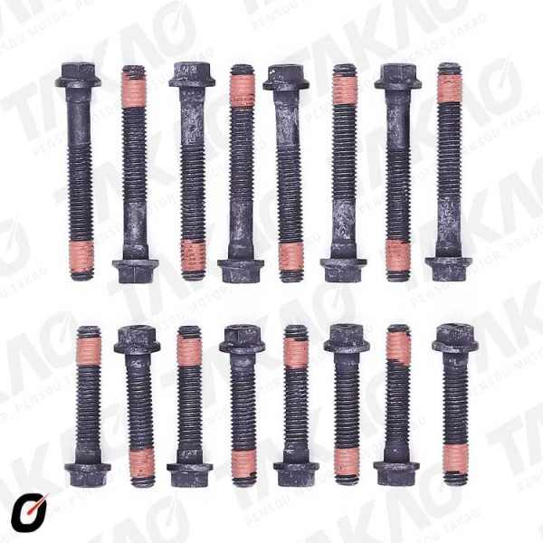 Parafuso de Cabeçote (JG) - GM 3.8L 12V V6 OHV 231 Omega  98 até 04 Gasolina