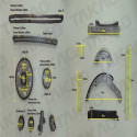 Kit de Corrente - Nissan 2.5L 16V YD25 DOHC Pathfinder, Frontier Diesel