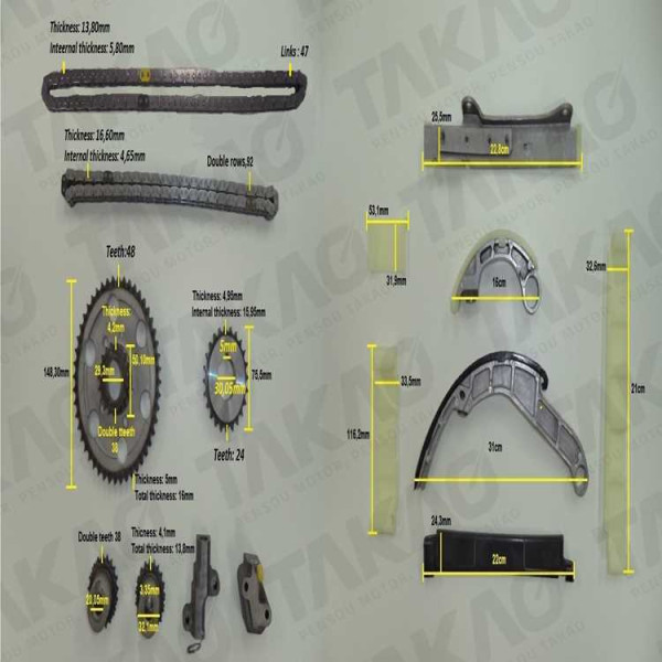 Kit de Corrente - Nissan 2.5L 16V YD25 DOHC Pathfinder, Frontier Diesel