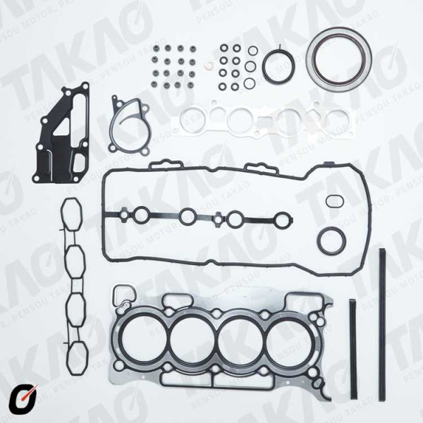 Junta Completa c/ Retentores (JG) - Nissan 1.6L 16V L4 HR16DE March, Versa Flex
