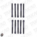 Parafuso de Cabeçote (JG) - Mitsubishi  1.6/1.8/2.0L 16V  Colt, Expo, Lancer Pajero IO/TR4