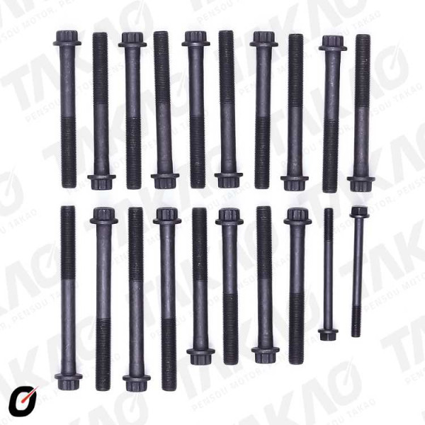 Parafuso de Cabeçote (JG) - Mitsubishi 2.8L 8V 4M40 Pajero Full,GLS,HPE Pajero Sport SE
