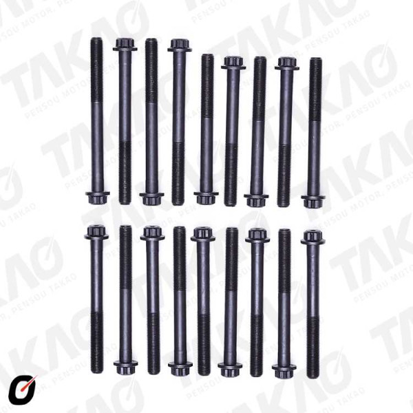 Parafuso de Cabeçote (JG) - Mitsubishi 3.2L 16V 4M41 L200, Pajero Full Savana, Triton