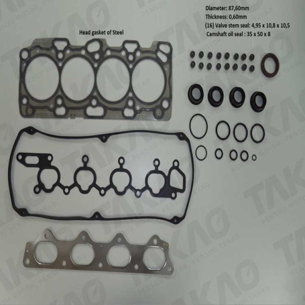 Junta Superior c/ Retentor (JG)-2.4L 16V L200 Triton pós 13