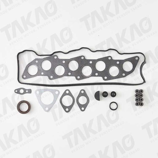 Junta Superior s/ Cabeçote c/ Retentores (JG) - Hyundai/Mitsubishi 2.5L 8V 4DBF/BX/4D56 Galloper, H100, L200 L300, H1 Starex