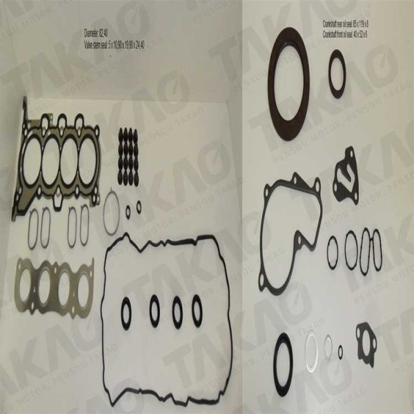 Junta Completa c/ Retentores (JG) - Hyundai/Kia 1.8/2.0L 16V Elantra IX35.Tucson,Creta Sportage, Optima