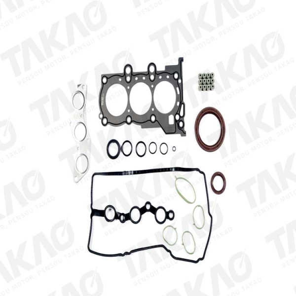 Junta Completa c/ Retentores (JG) - Hyundai/Kia 1.0L 12V L3 HB20 Picanto após 10 Flex