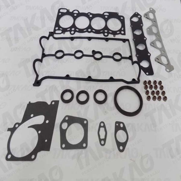 Junta Completa c/ Retentores (JG) - Kia 1.8L 16V DOHC FB/T8 Carens  98 até 01 Gasolina