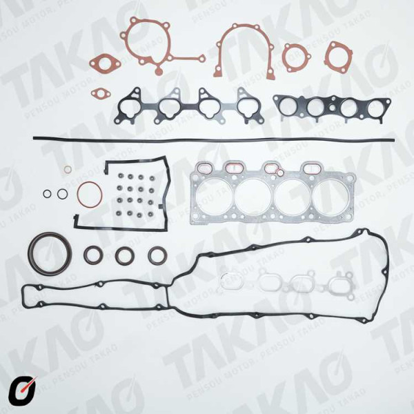Junta Completa c/ Retentores (JG) - Kia 2.0L 16V DOHC FE Clarus 97 até 00 Sportage 96 até 01