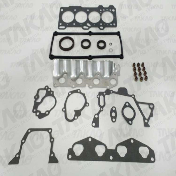 Junta Completa c/ Retentores (JG) - Hyundai 1.0L 12V SOHC G4HC Atos após 00 Gasolina
