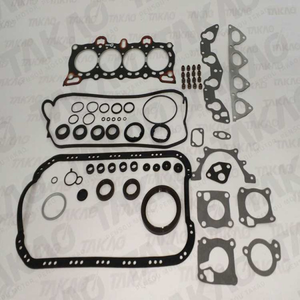 Junta Completa c/ Retentores (JG) - Honda 1.5L 16V D15B2/B4/B7 Civic  92 até 97 Gasolina