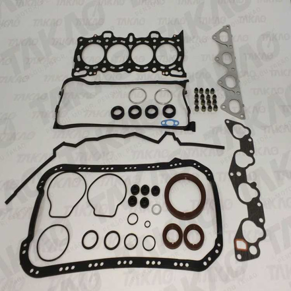 Junta Completa c/ Retentores (JG) - Honda 1.6L 16V SOHC D16Z6 Civic  92 até 97 Gasolina