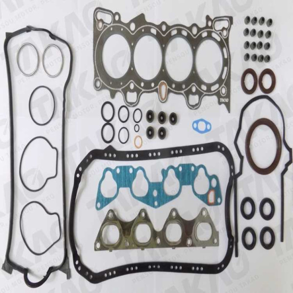 Junta Completa c/ Retentores (JG) - Honda 1.6L 16V SOHC D16Z6 Civic  92 até 97 Gasolina