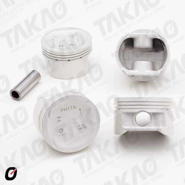 Pistão JG Honda 1.7L 16V D17Z2/Z3 Civic  01 até 06 Gas