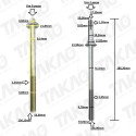 Parafuso de Cabeçote (JG)-/ GM 1.4/1.8L 8V Palio,Onix, Stilo