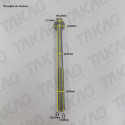 Parafuso de Cabeçote (JG)-1.6/1.8/2.0/2.2L 8V Astra,Ipanema