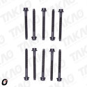 Parafuso de Cabeçote (JG) - Ford 1.8/2.0L 16V Zetec Escort,Focus,Mondeo Gasolina