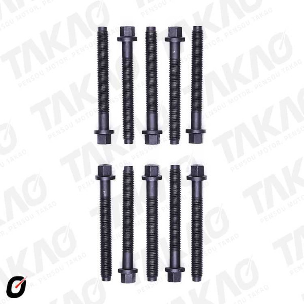 Parafuso de Cabeçote (JG) - Ford 2.3/2.5L 8V SOHC Ranger  93 até 01 Gasolina