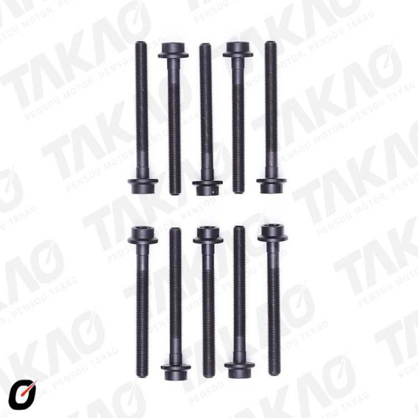 Parafuso de Cabeçote (JG) - Fiat  1.3/1.6/1.9L 16V Fire Uno,Fiorino,Linea,Palio Siena,Weekend
