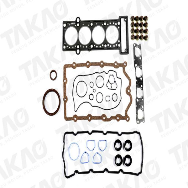 Junta Completa c/ Retentores (JG) - Fiat 1.6L 16V DOHC E.torQ Idea, Palio, Punto após 11