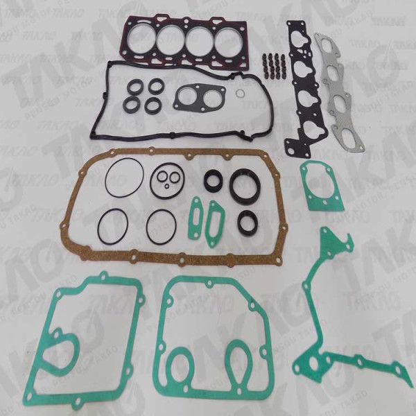 Junta Completa s/ Retentor Traseiro (JG) - Fiat 1.8L 16V DOHC Brava 00 até 03 Marea após 00