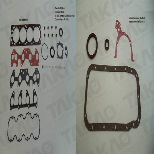 Junta Completa c/ Retentores (JG) - GM 1.6L 8V SOHC MPFI Classic, Corsa Pick-up, Wagon