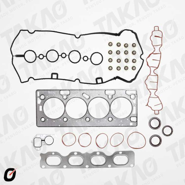 Junta Completa s/ Retentor Traseiro (JG)-1.6/1.8L 16V DOHC C
