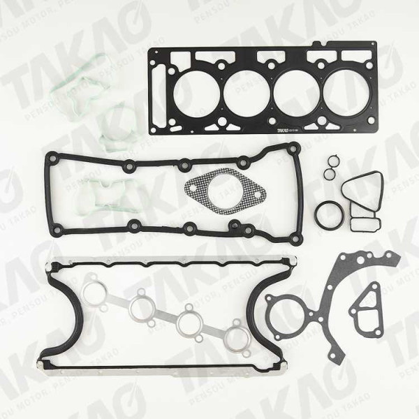 Junta Completa s/ Retentores (JG) - Ford 1.6L 8V SOHC Zetec Rocam Flex/Gasolina