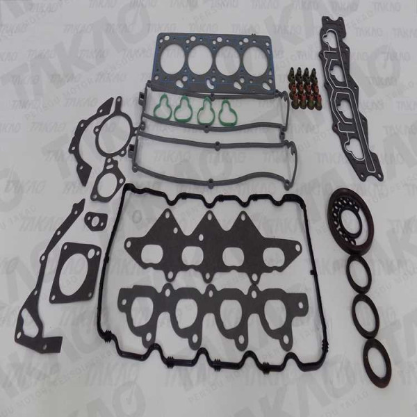 Junta Completa c/ Retentores (JG) - Ford 1.8L 16V DOHC Zetec Escort, Mondeo Gasolina