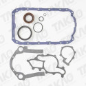 Junta Inferior c/ Retentores (JG) - Ford 3.0L 12V V6 OHV Aerostar, Ranger Taurus, Probe