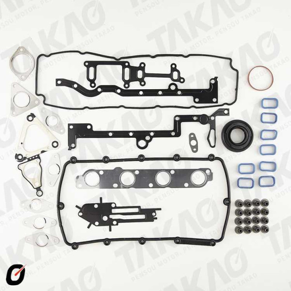 Junta Completa s/ Cabecote s/ Retentor Traseiro (JG) - Ford 2.2L 16V Duratorq Transit , Ranger Diesel/Turbo