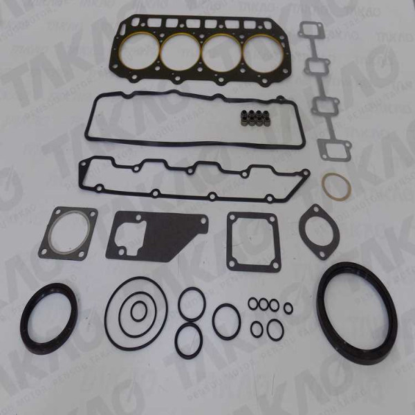 Junta Completa c/ Retentores (JG) - Emp. Motor Yanmar 4TNE98 - 3.3L 8V L4 Hyster, Yale após 06 Diesel