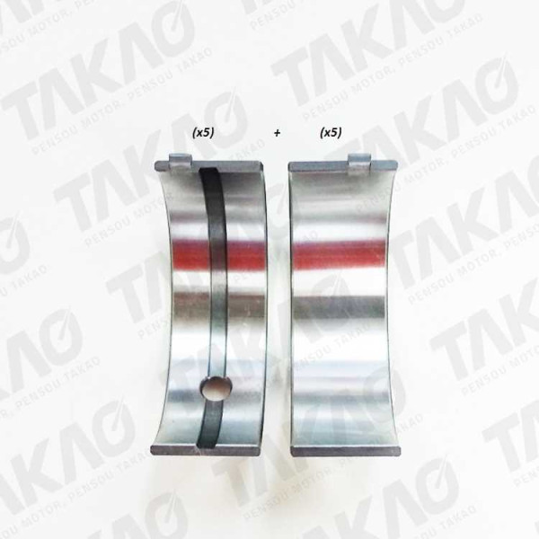 Bronzina de Mancal (JG) - Emp. Motor Toyota 5K - 1.5L 8V FG9 Reboc
